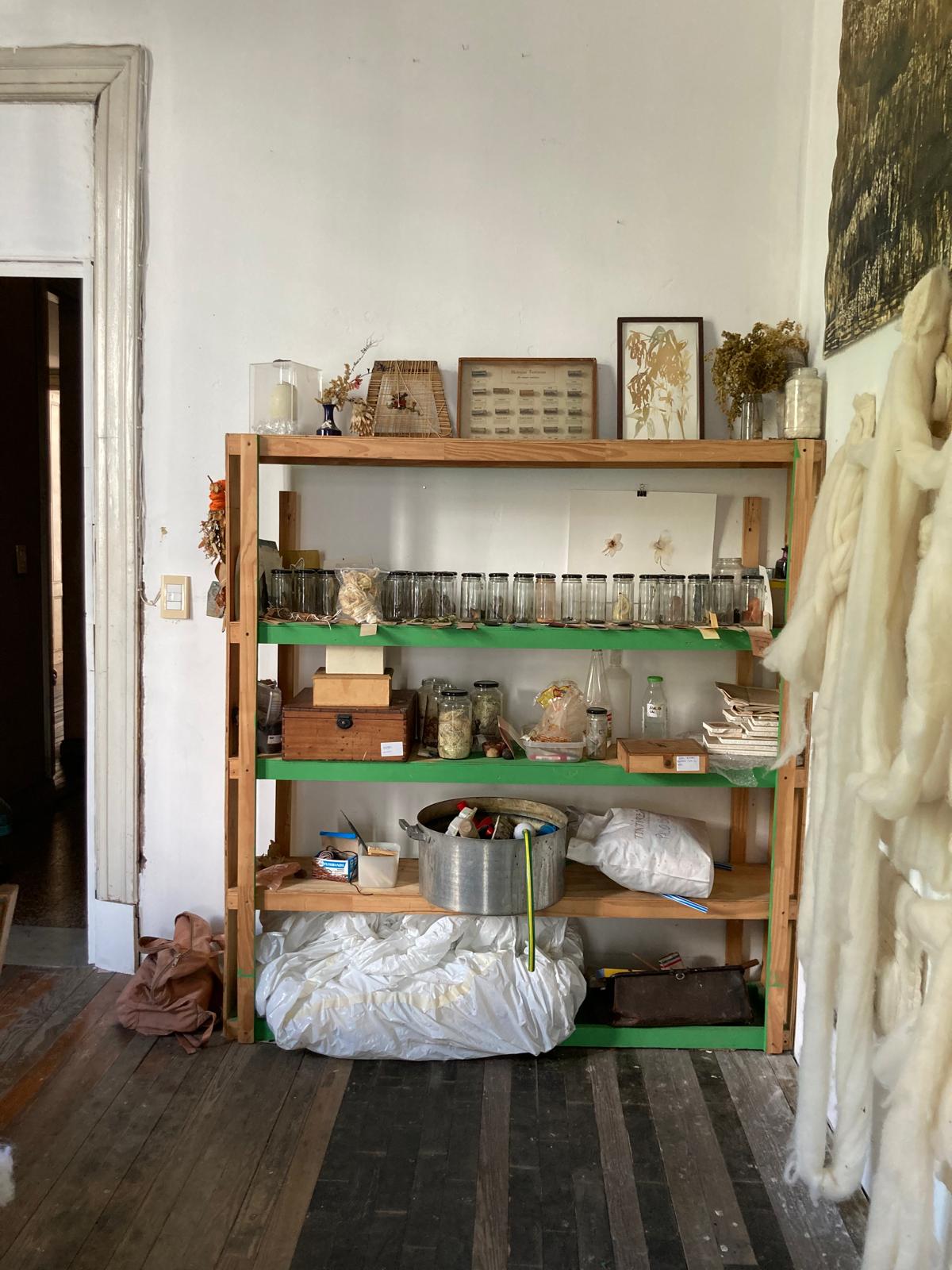 Lucila's studio