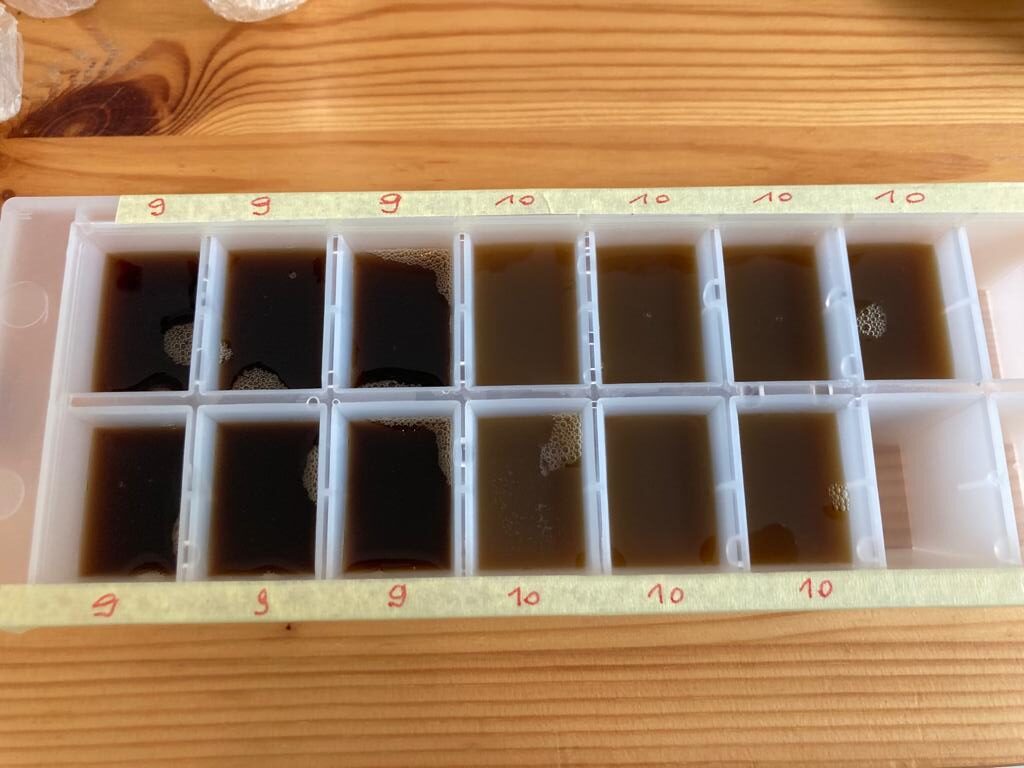Obtained pigments