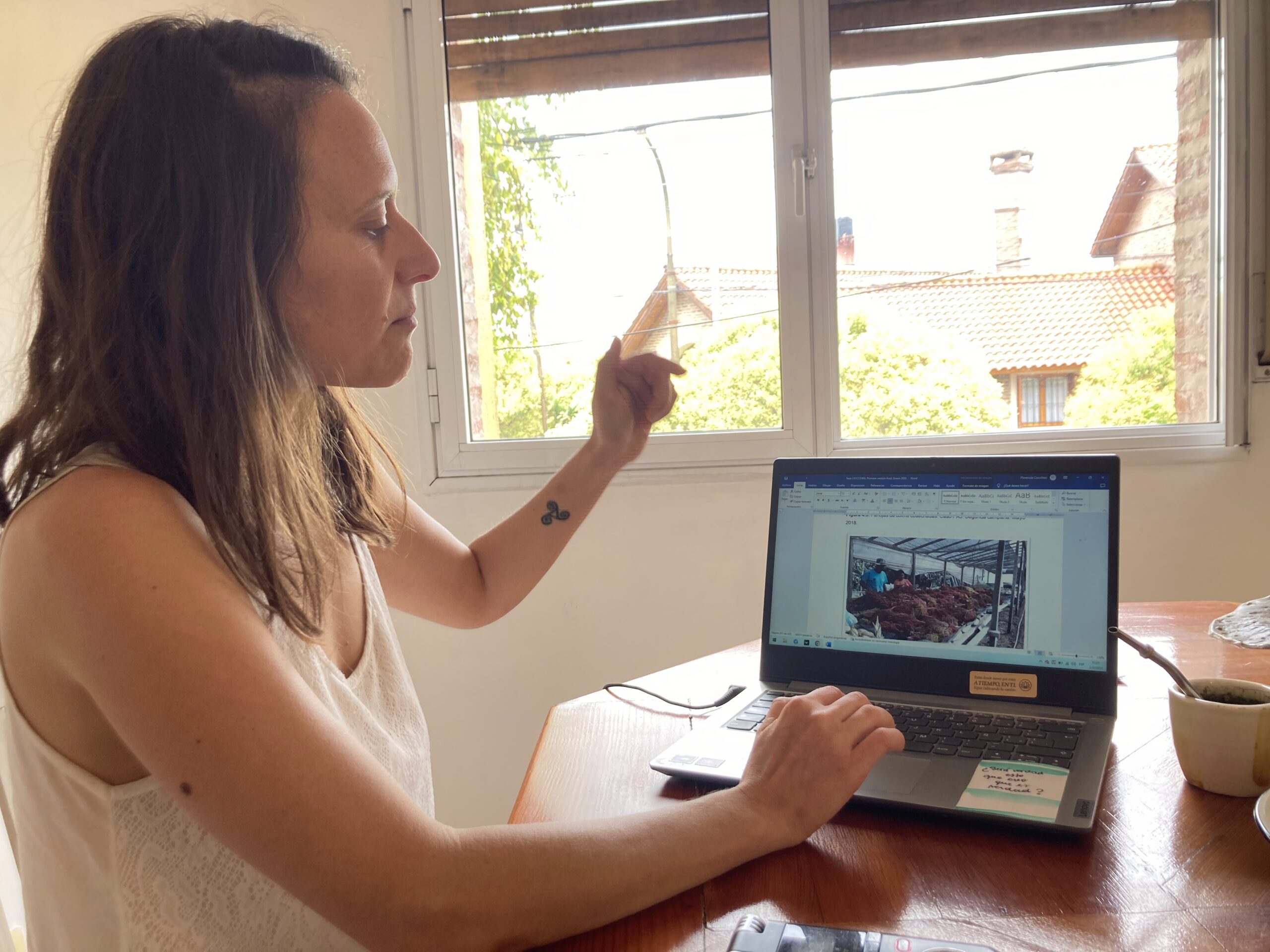 Agroecologist Florencia Cioccini, Olavarria, Buenos Aires Province