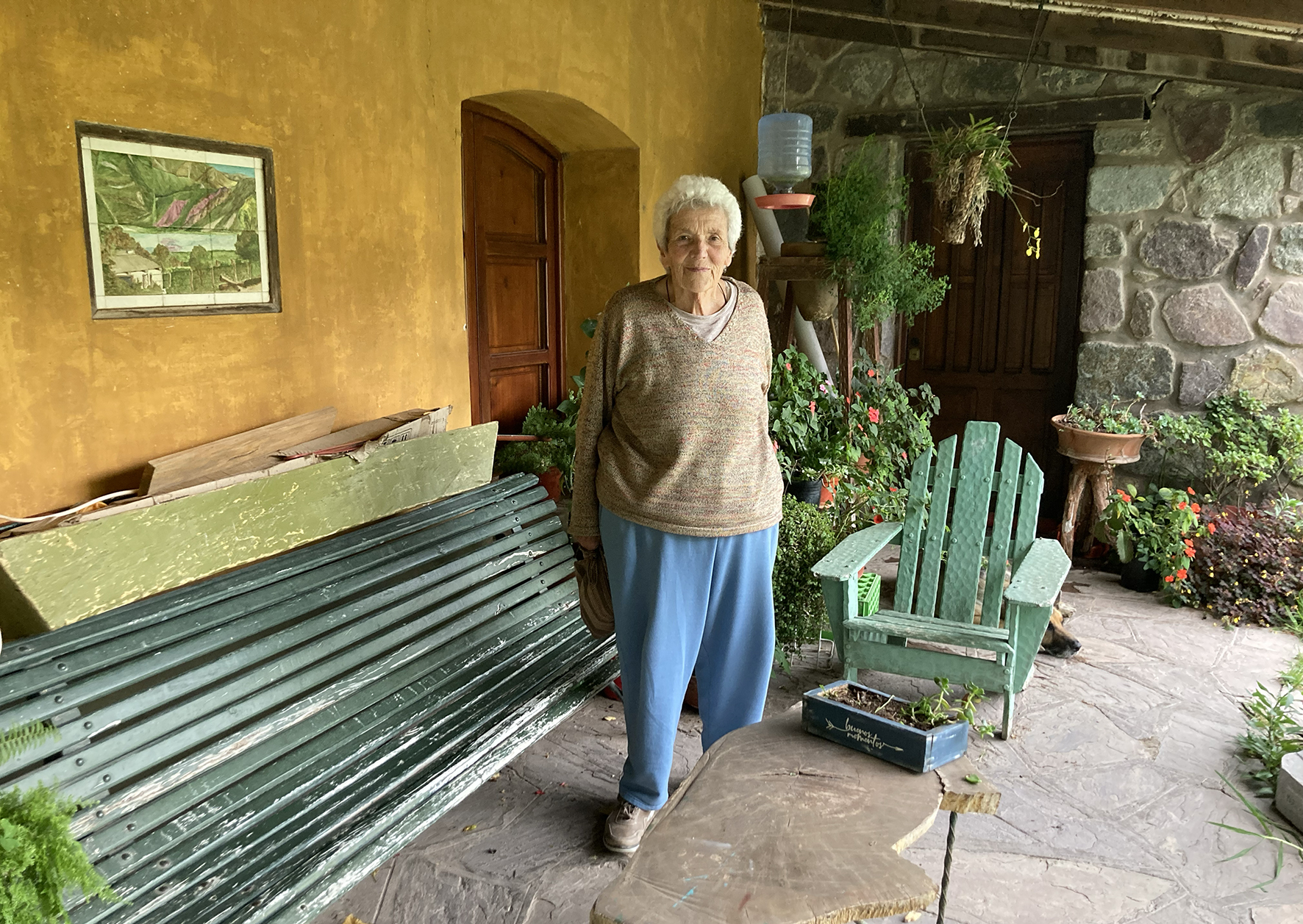 Ana Barcena's home, Volcán, Jujuy Province