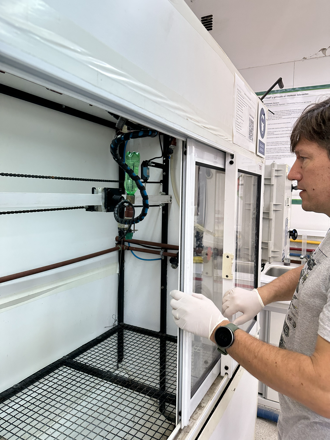 Fumigation camera, MEP, Universidad Nacional del Litoral